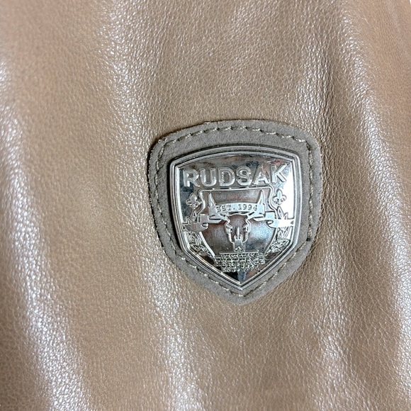 RUDSAK leather hooded trench - Picture 6 of 15